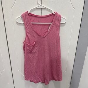 Z Supply Pink Pocket Tank Top